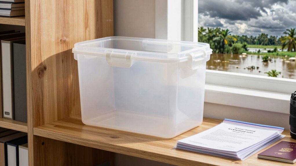 protect vital documents during floods