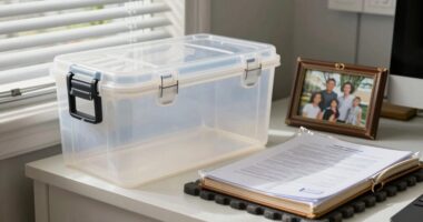 secure documents in waterproof containers