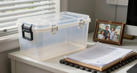 secure documents in waterproof containers