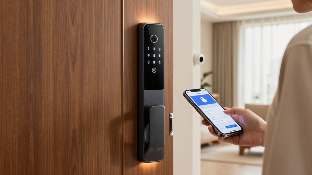 smart lock battery and security