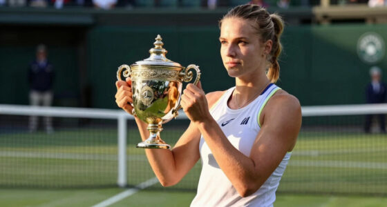 FROM YOUNGSTAR TO GRAND SLAM CHAMPION: LINDA NOSKOVÁ CONQUERS WIMBLEDON